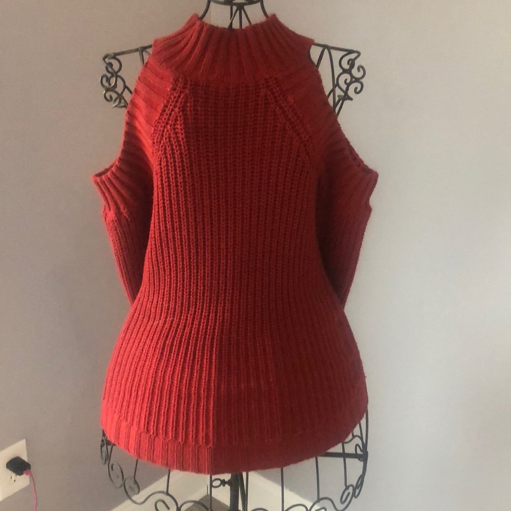Reddish/Orange Rustic Colored Sweater - image 2